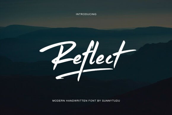Reflect Handwritten Font: Capturing Raw Energy in Modern Design
